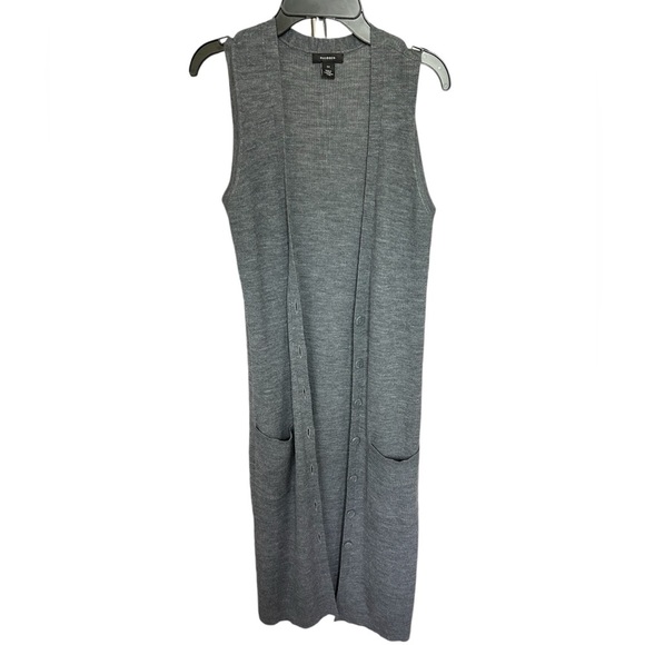 Halogen Long Merino Wool Sweater Vest Size XS - Picture 3 of 11